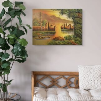 Balinese Harbour at Sunset